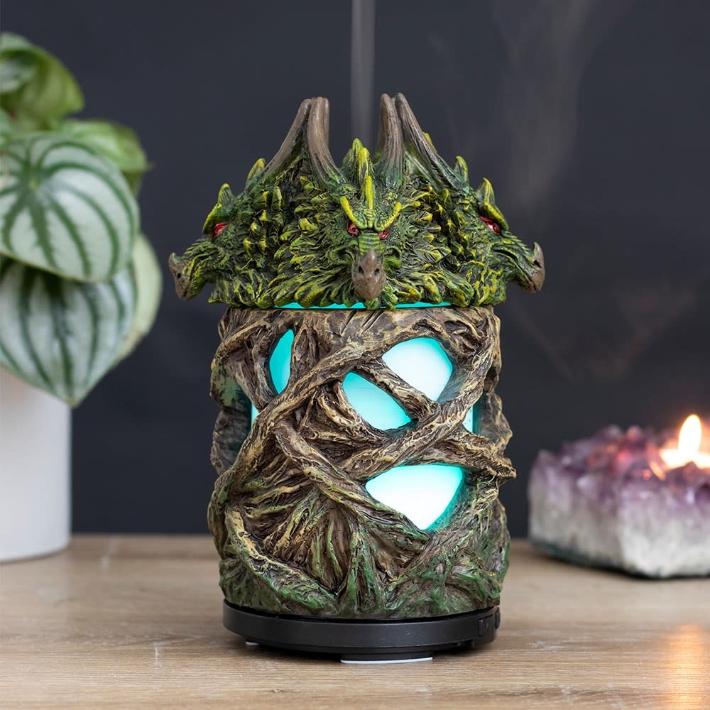 Green Tree Dragon Electric Aroma Diffuser - Mystic Mountain Magick