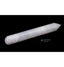 Wand Selenite Om 15cm