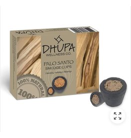 Palo Santo Incense Box  6 Smudge Cups