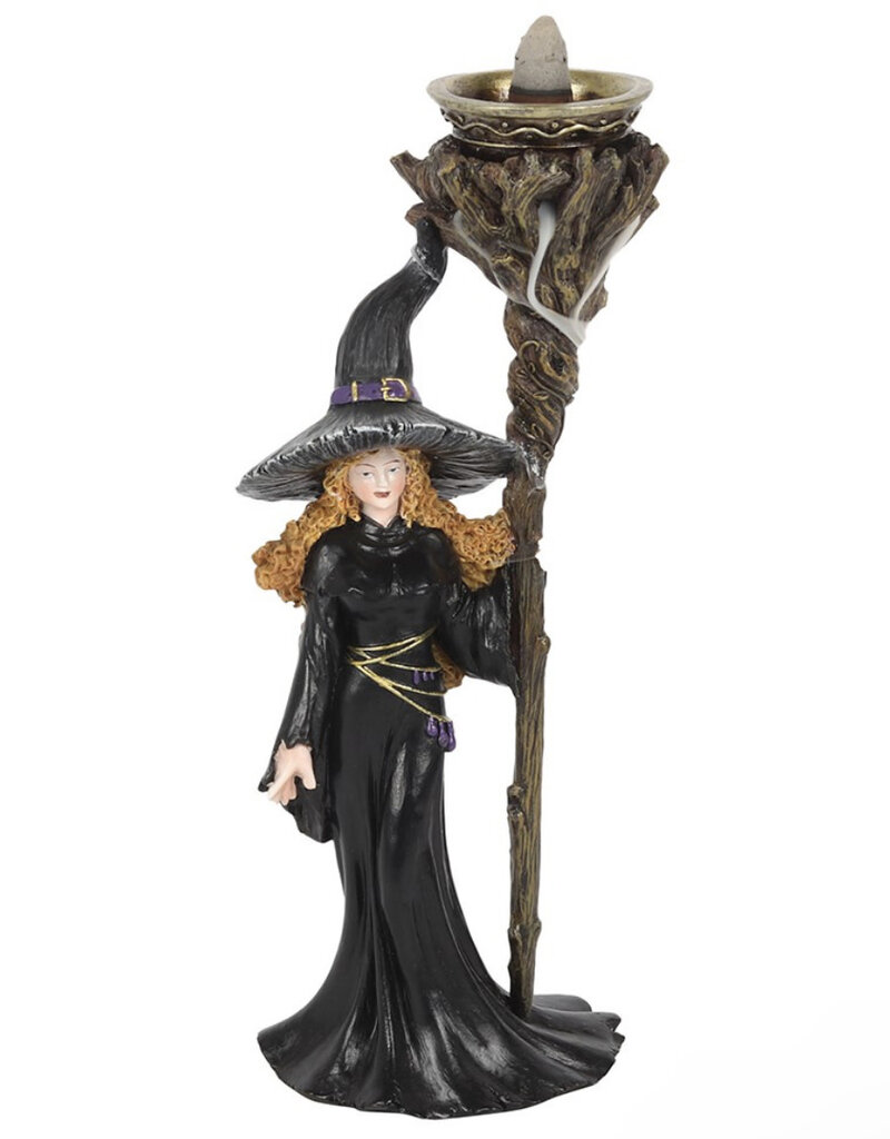Witch with Staff Backflow Burner