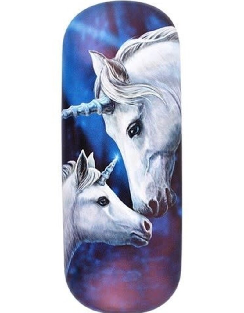 Majestic Unicorns Glasses Case by Lisa Parker