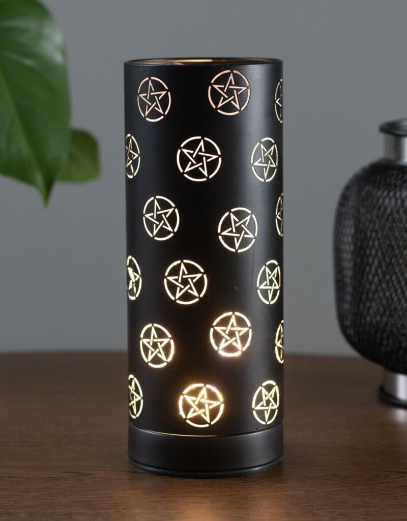 Black All Over Pentagram Electric Aroma Lamp