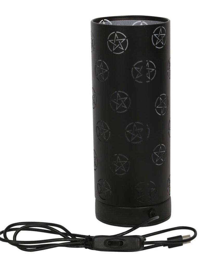 Black All Over Pentagram Electric Aroma Lamp