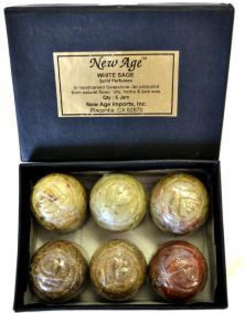 Solid Perfume Jars - White Sage