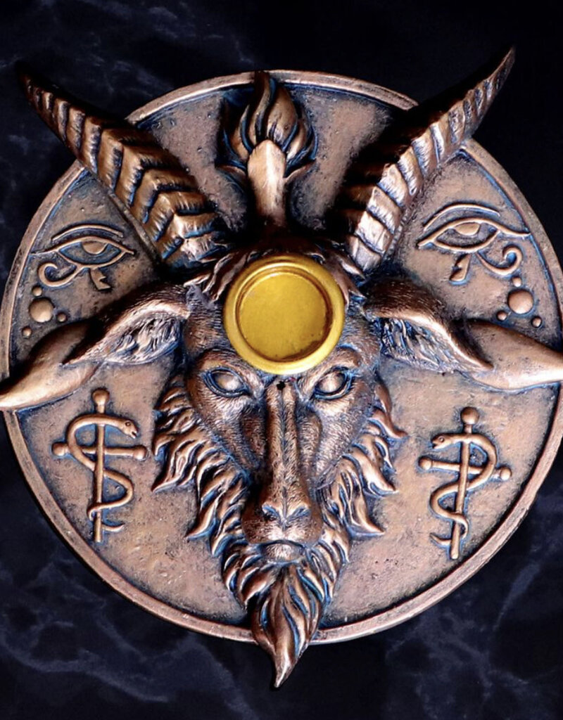 Nemesis Now Baphomet's Prayer Incense and Candle Holder 12.6cm