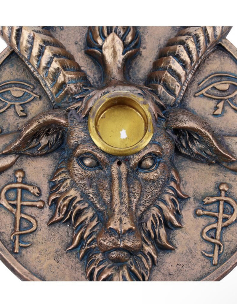 Nemesis Now Baphomet's Prayer Incense and Candle Holder 12.6cm