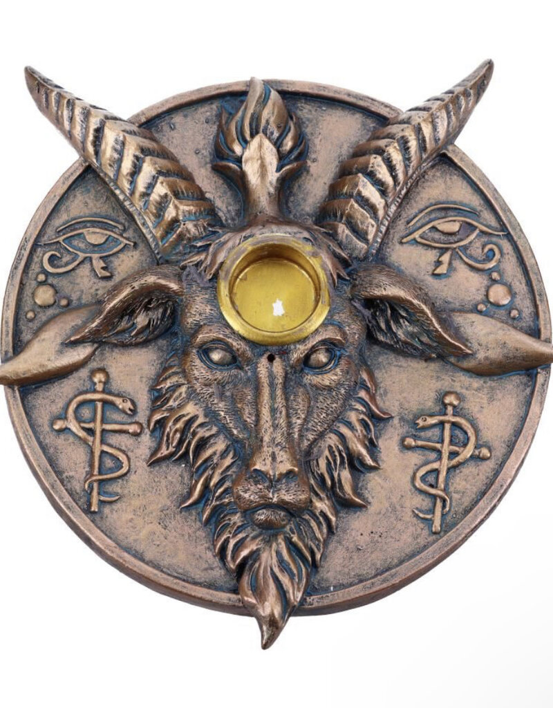 Nemesis Now Baphomet's Prayer Incense and Candle Holder 12.6cm