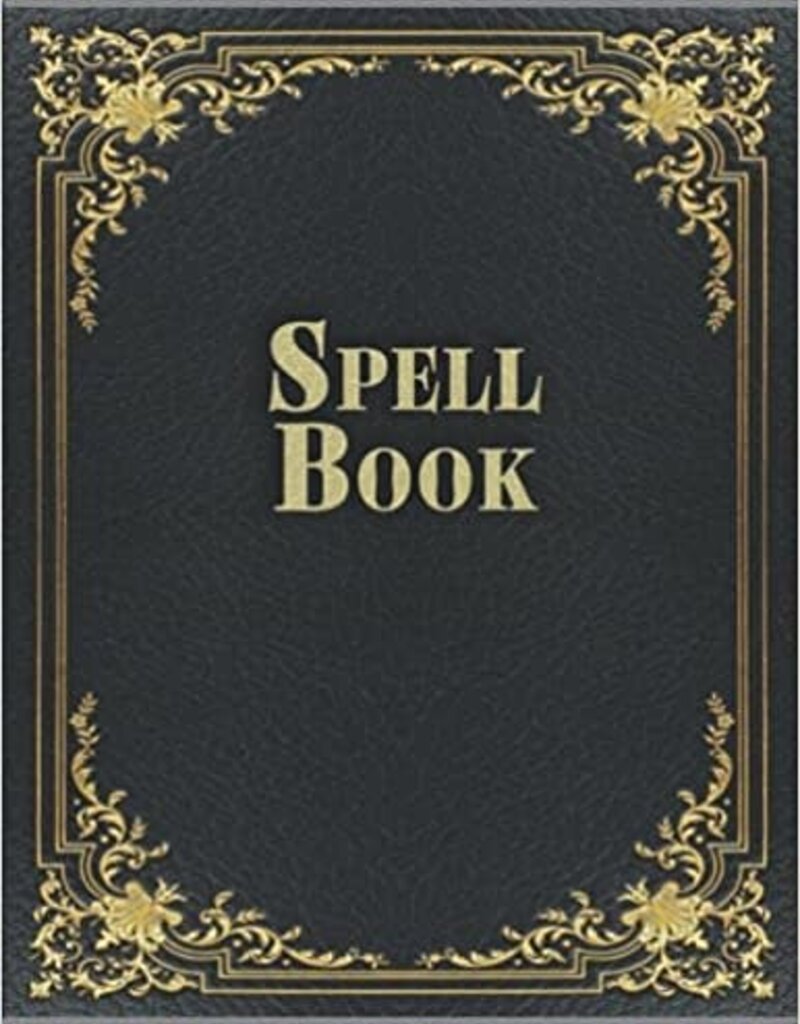 Spell Book BOS - Blank Black Pages