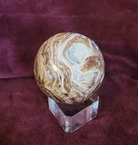 Chocolate Calcite Sphere - Gemstone CC1
