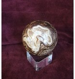 Chocolate Calcite Sphere - Gemstone CC1