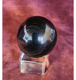 Black Obsidian Sphere - Gemstone BLO2