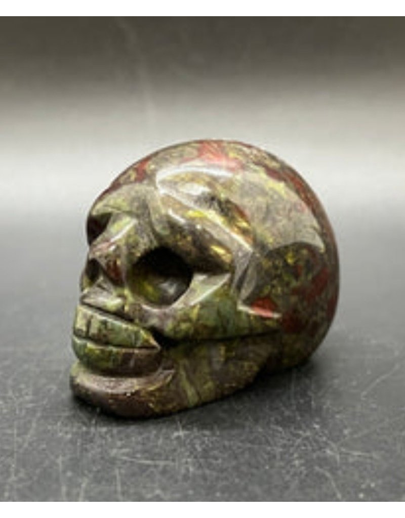 Gemstone Skulls - Dragon’s Blood Jasper