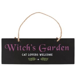 Witch's Garden Sign