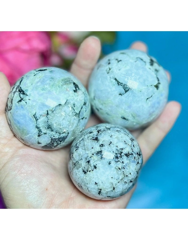 Rainbow Moonstone  Sphere - 188g