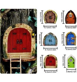 Set of 6 - Fairy Doors