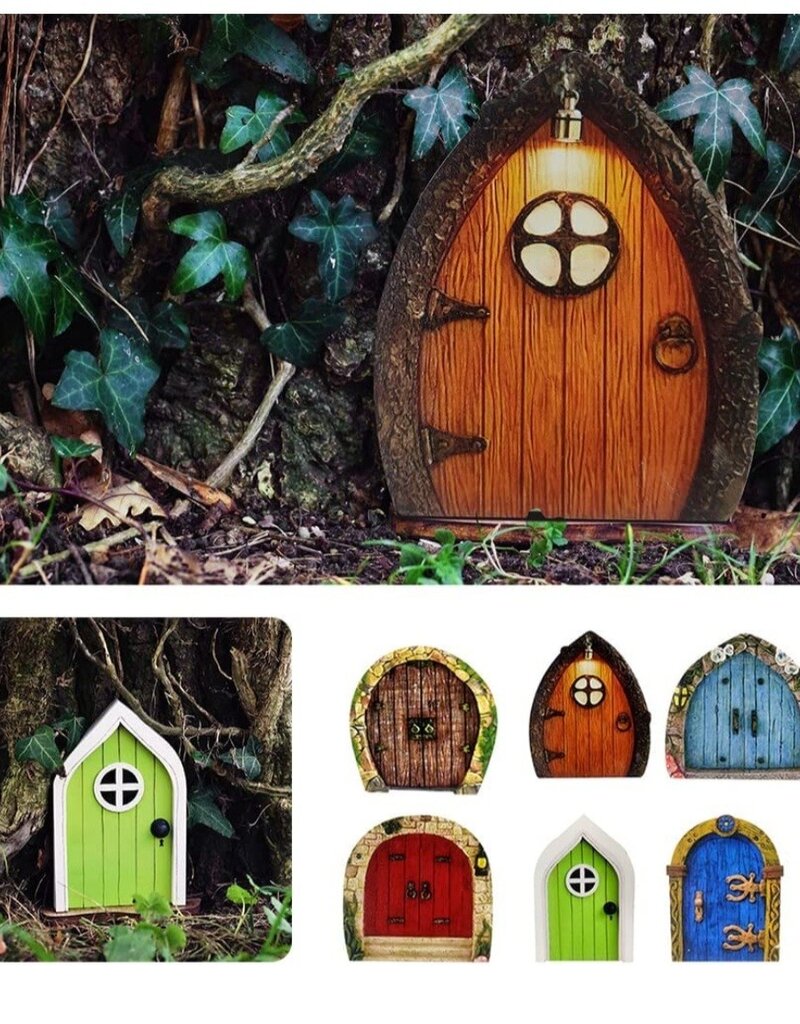 Set of 6 - Fairy Doors