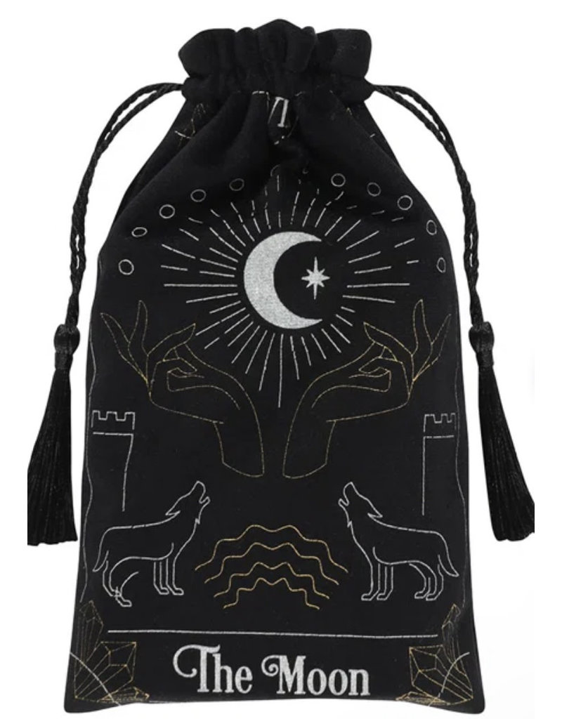 Moon Tarot Card Drawstring Pouch