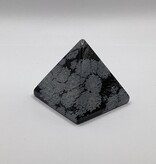 Snowflake Obsidian Pyramid - Gemstone SFOP