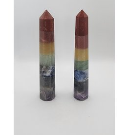 7 Chakra Tower - Point Gemstone