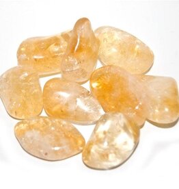 Citrine (Heat Amethyst) - Large Gemstone Tumbled
