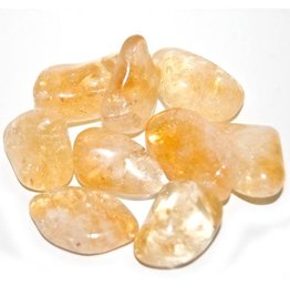 ** Citrine (Heated Amethyst) -  Medium Gemstone Tumbled