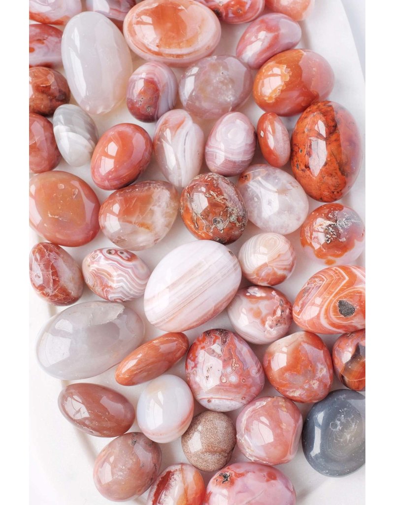 Banded Agate - Small Gemstone Tumbled
