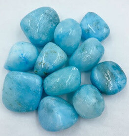 Blue Aragonite – Large Gemstone Tumbled