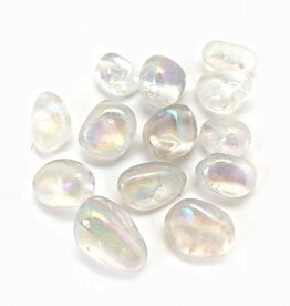 Clear Aura Quartz – Large Gemstone Tumbled