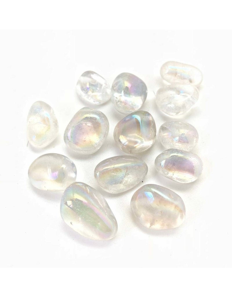 Clear Aura Quartz – Large Gemstone Tumbled