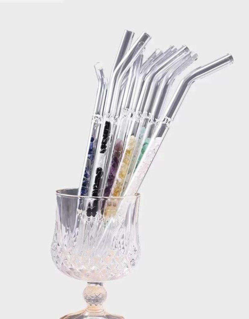 Drinking Gemstone Straws