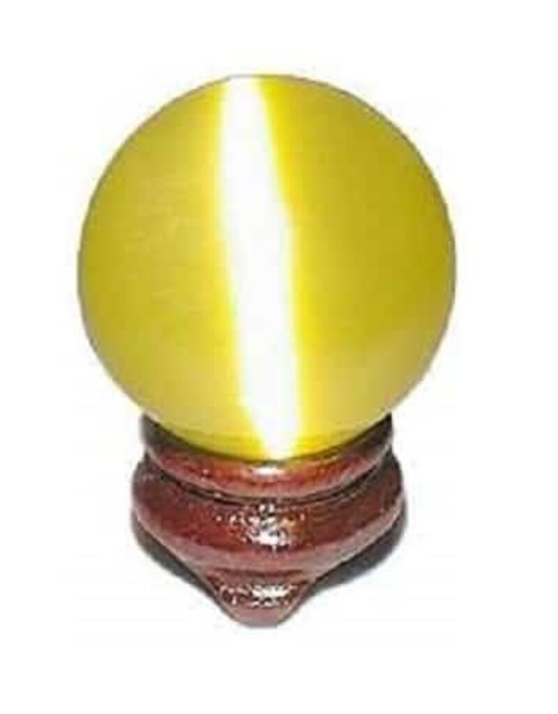 Syn. Cat's Eye Sphere Yellow