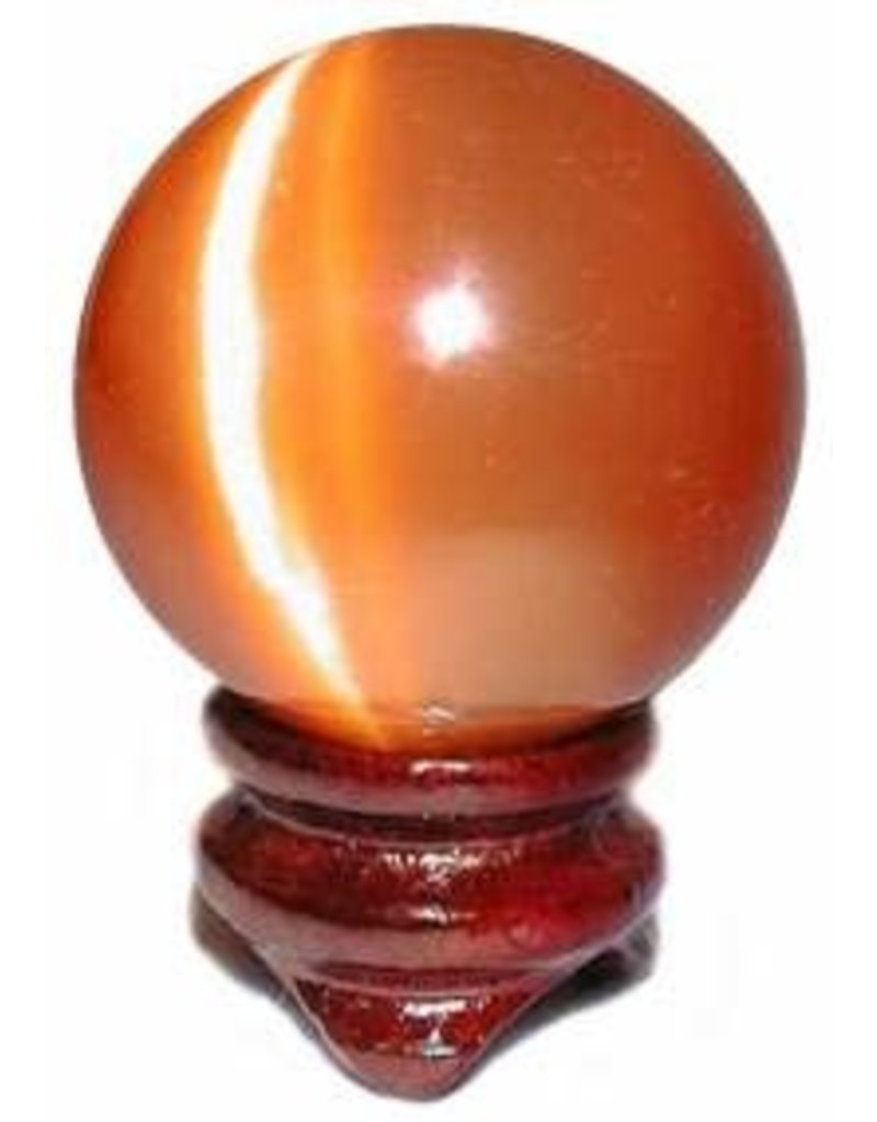 Syn. Cat's Eye Sphere Red