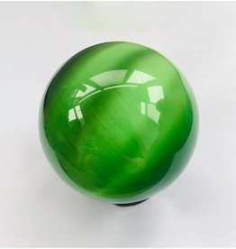 Cat’s Eye Sphere - Gemstone Green CEG