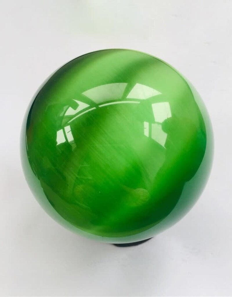 Syn. Cat's Eye Sphere Green