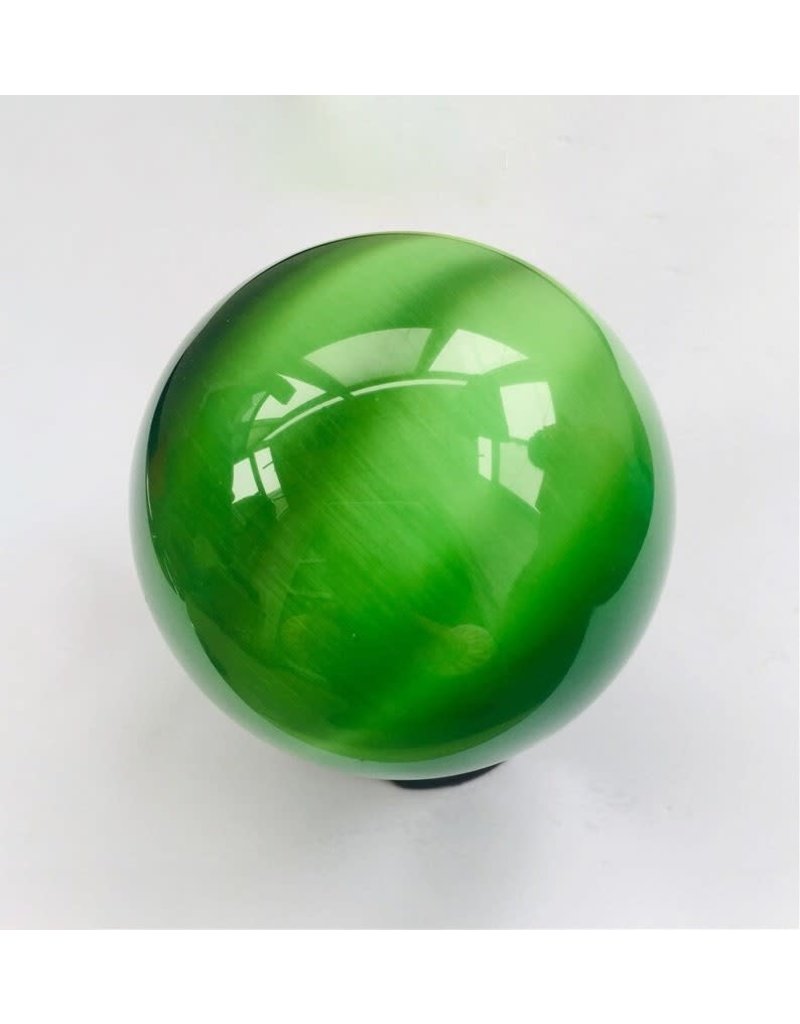 Syn. Cat's Eye Sphere Green