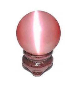 Cat’s Eye Sphere - Gemstone Pink CEP