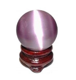 Cat’s Eye Sphere - Gemstone Purple CEPL