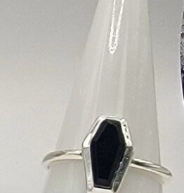 Classic Coffin Ring - Black Onyx