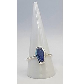 Classic Coffin Ring - Lapis Lazuli