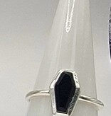 Classic Coffin Ring - Black Onyx
