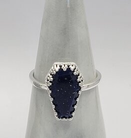 Fancy Coffin Ring - Lapis Lazuli