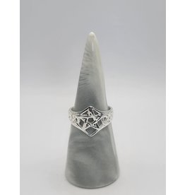 Fancy Sterling Silver Celtic Pentacle Ring