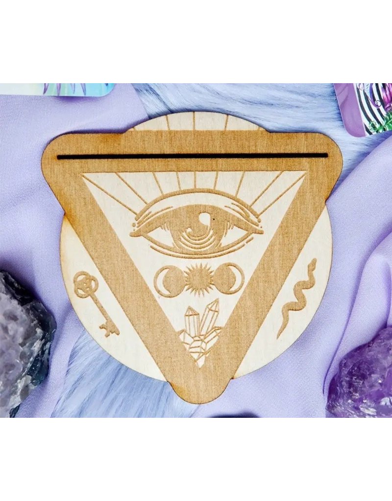 Third Eye Wood Tarot Card Stand