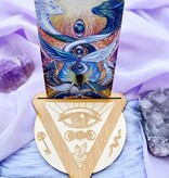 Third Eye Wood Tarot Card Stand