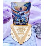 Third Eye Wood Tarot Card Stand