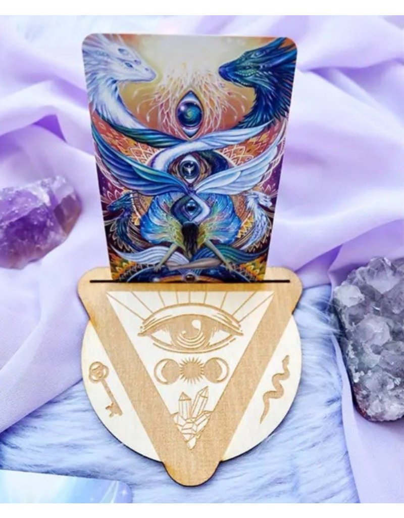 Third Eye Wood Tarot Card Stand