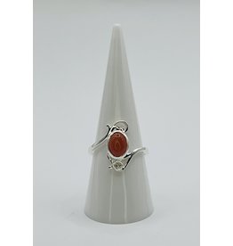 Victorian Vision Ring - Carnelian - Size 8