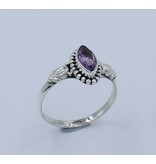 Ring Size 6 - Purple Amethyst 925 SS