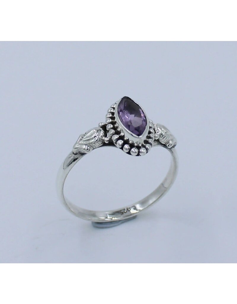 Ring Size 6 - Purple Amethyst 925 SS