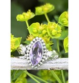 Ring Size 6 - Purple Amethyst 925 SS
